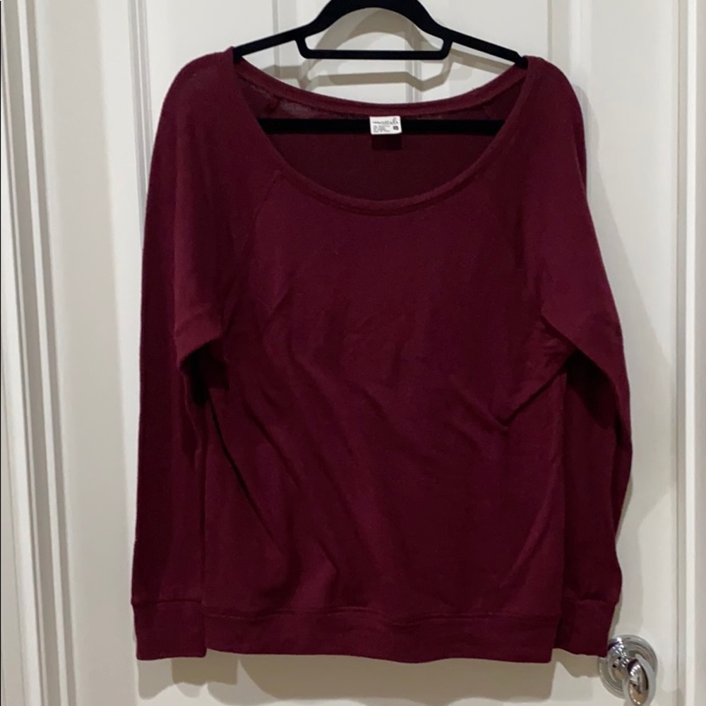 Cult Tilt Burgundy Sweatshirt